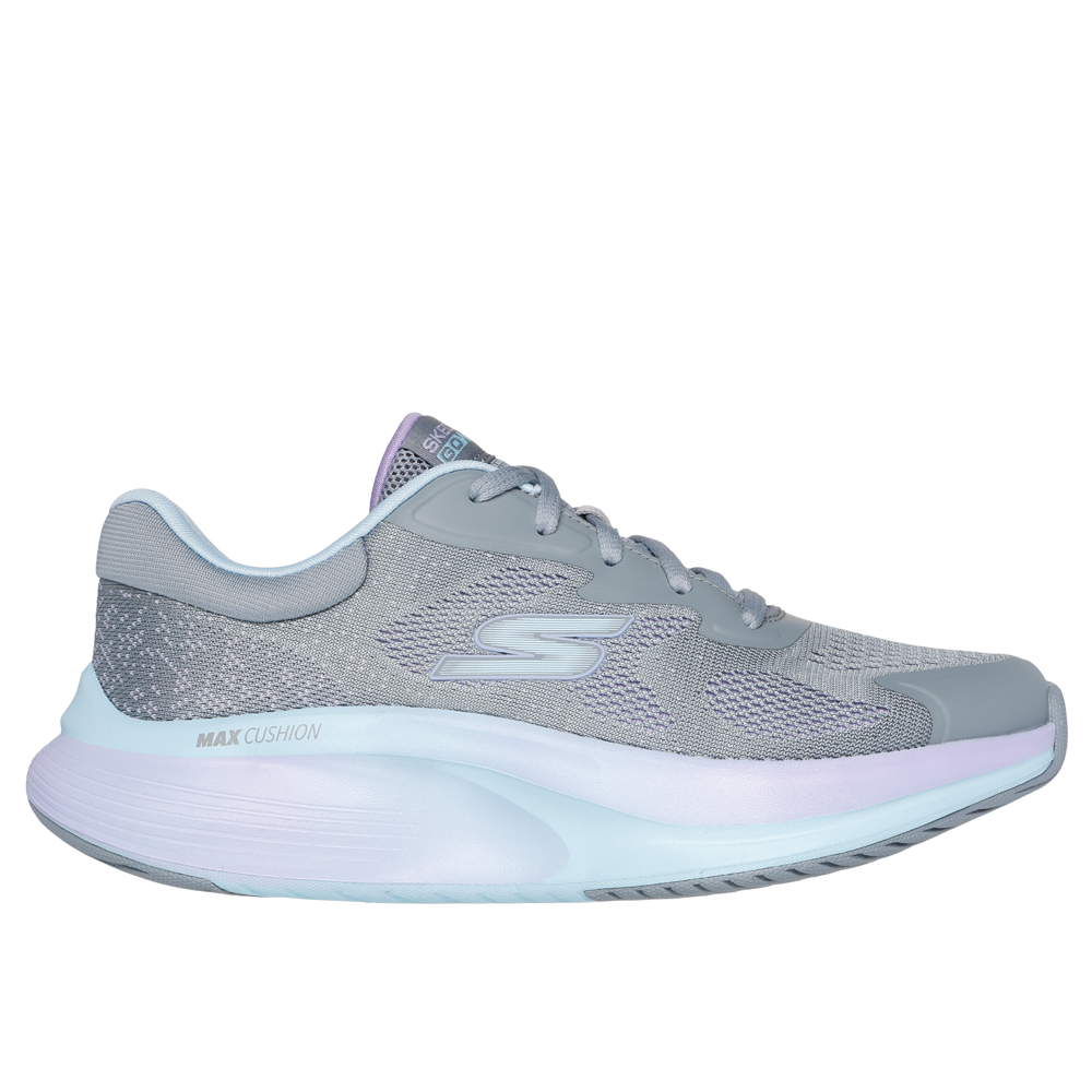 Skechers Go Walk Max Walker Vea Grey/Aqua Trainers – SoleLution