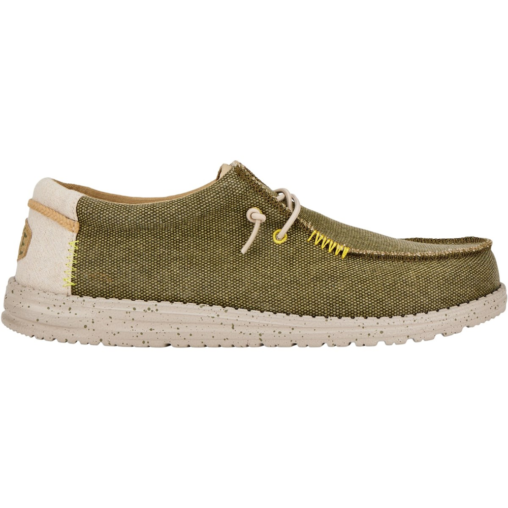 (取寄) ヘイ デュード メンズ ウォーリー コーストライン ジュート Hey Dude men Hey Dude Wally Coastline Jute Olive Hey Dude Wally Coastline Jute - Olive Canvas – SoleLution