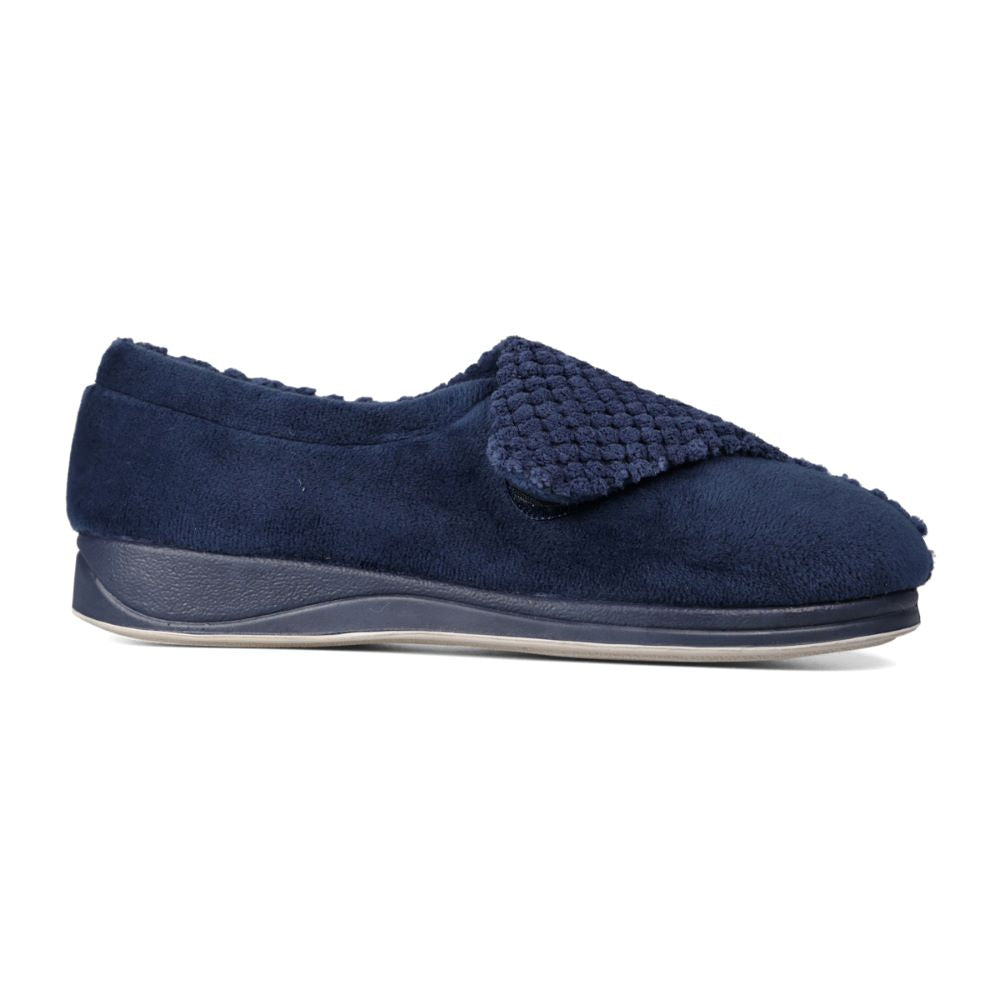 Padders Hug Navy Popcorn Slippers – SoleLution