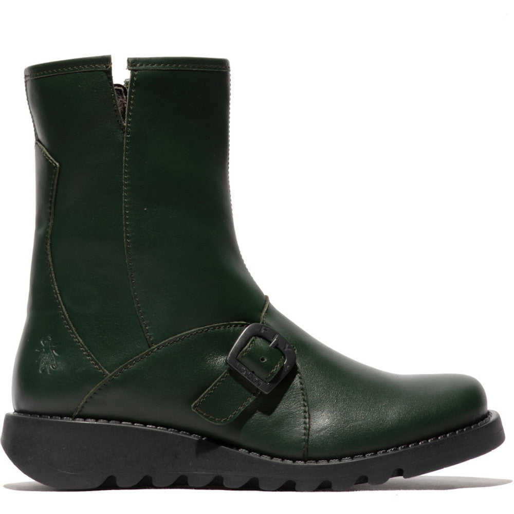 Dark shop green booties