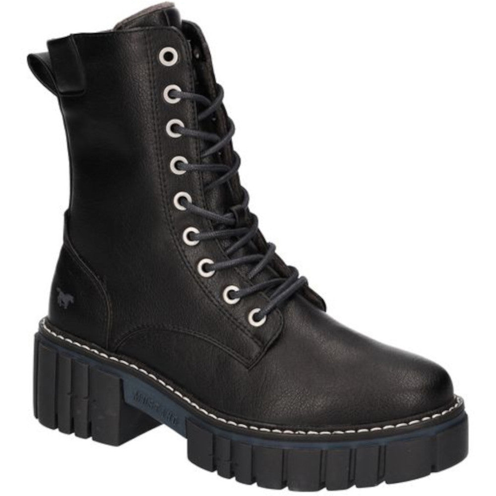 Mustang black outlet boots