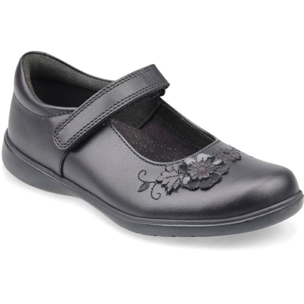 Start-Rite Wish Black Leather School – SoleLution