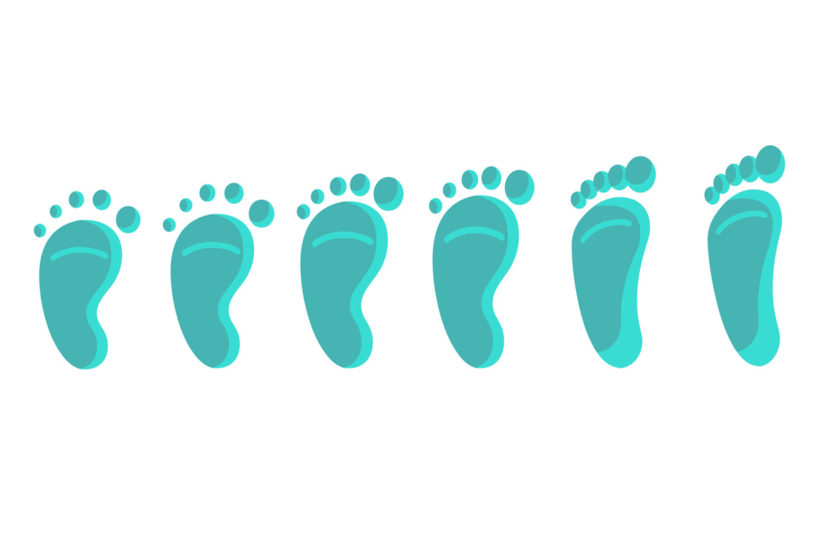 6 Stages in the Development of your Child's Feet