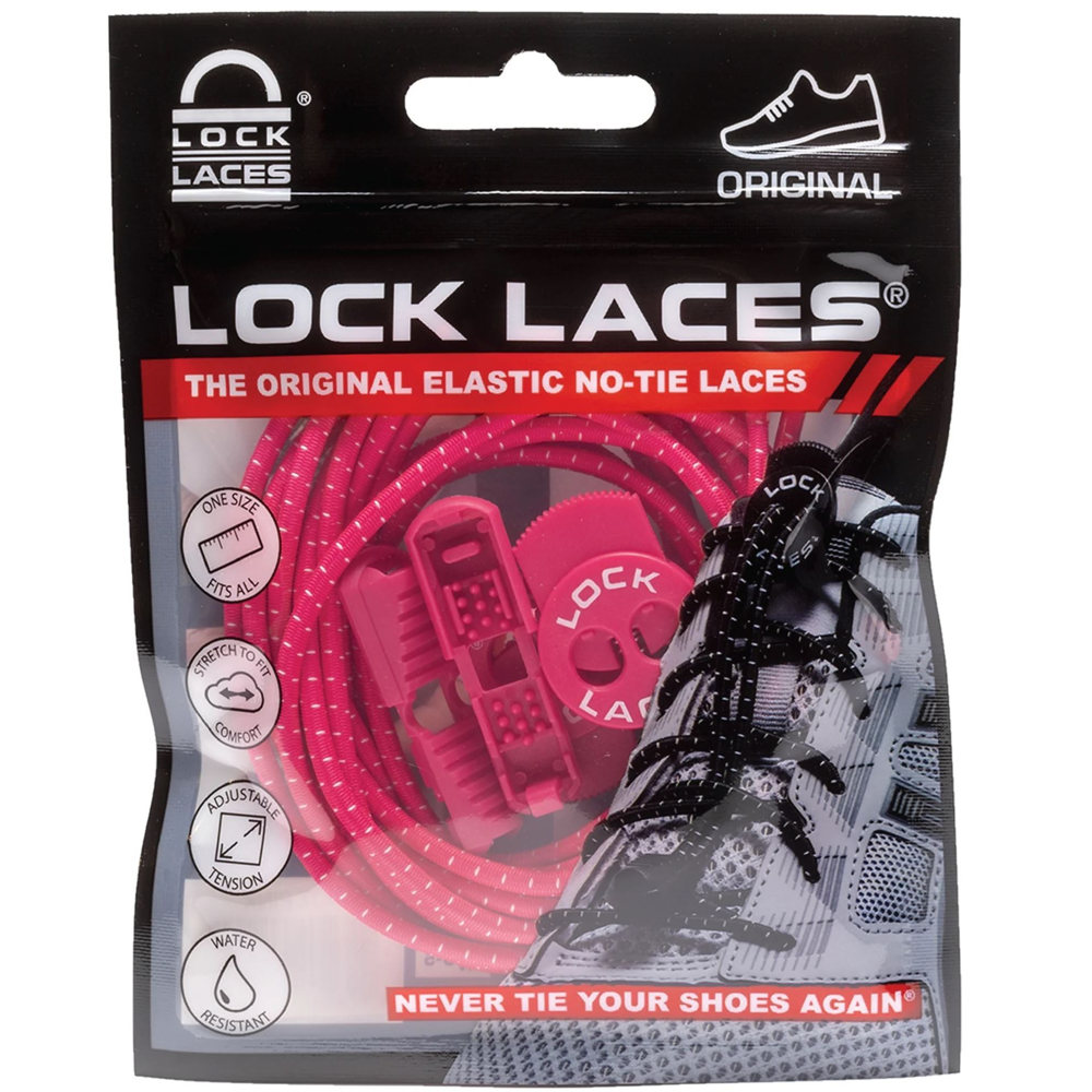 Lock Laces Original - Hot Pink