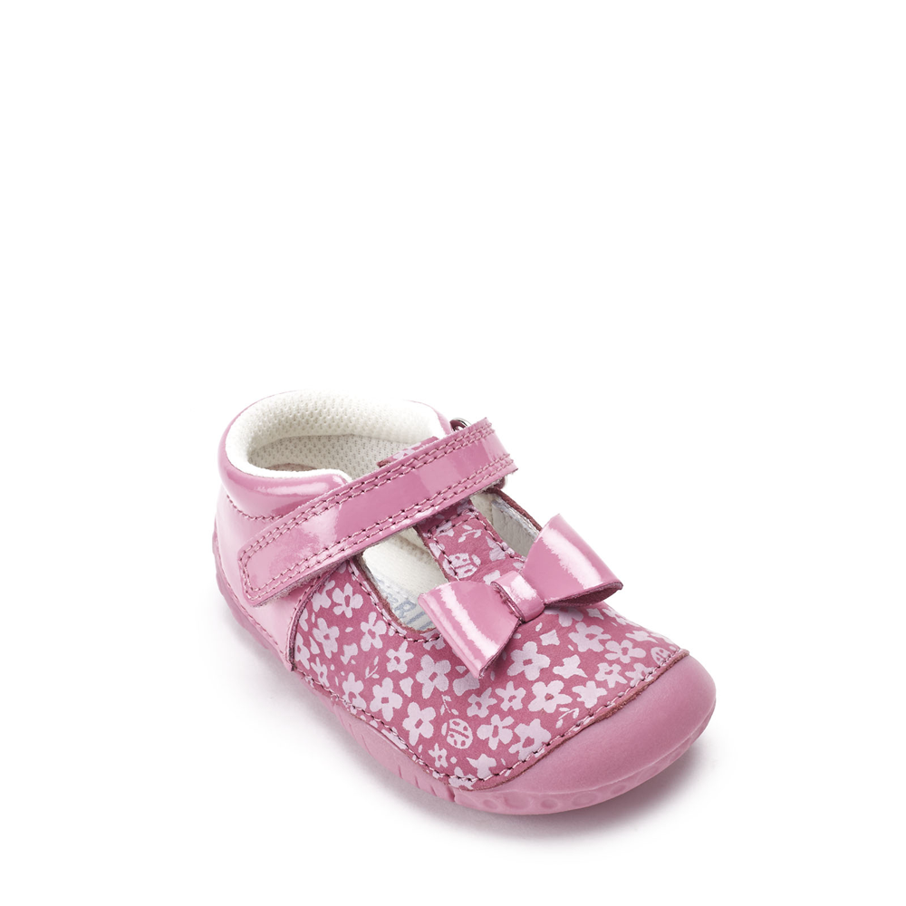 Start-rite Wiggle - Pink Patent Pre-walkers