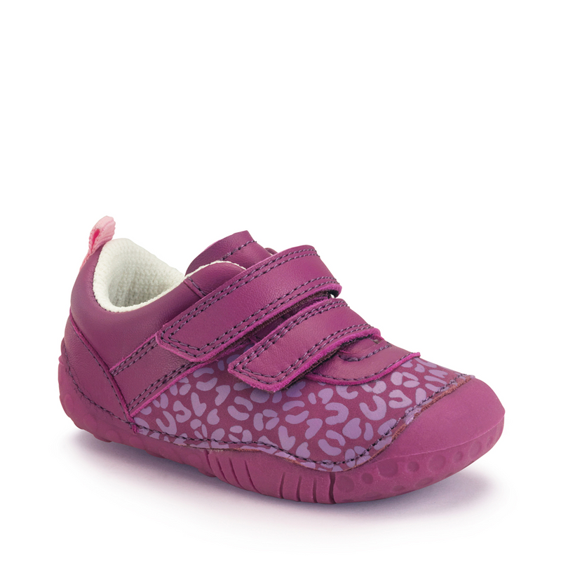 Start-Rite Little Smile - Berry/Leopard Pre-walkers