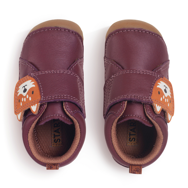 Start-rite Fox Tail - Burgundy Pre-walkers
