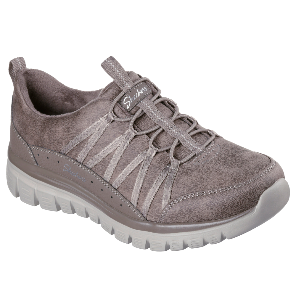 Skechers Graceful Cozy Hug - Dark Taupe Casual