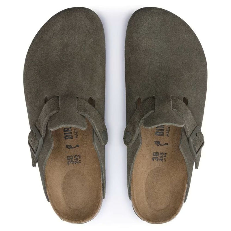 Birkenstock Boston Suede - Thyme Casual