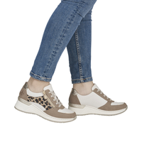 Rieker N4308 -  Shell/Lightgold/Off White Trainers