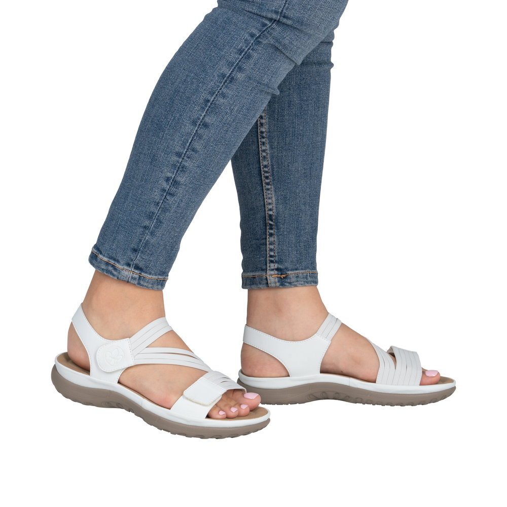 Rieker 64870 -  White Sandals