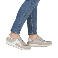 Rieker N1103 -  Ginger/White Trainers