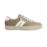 Rieker L5903 -  Camel/Off White Trainers