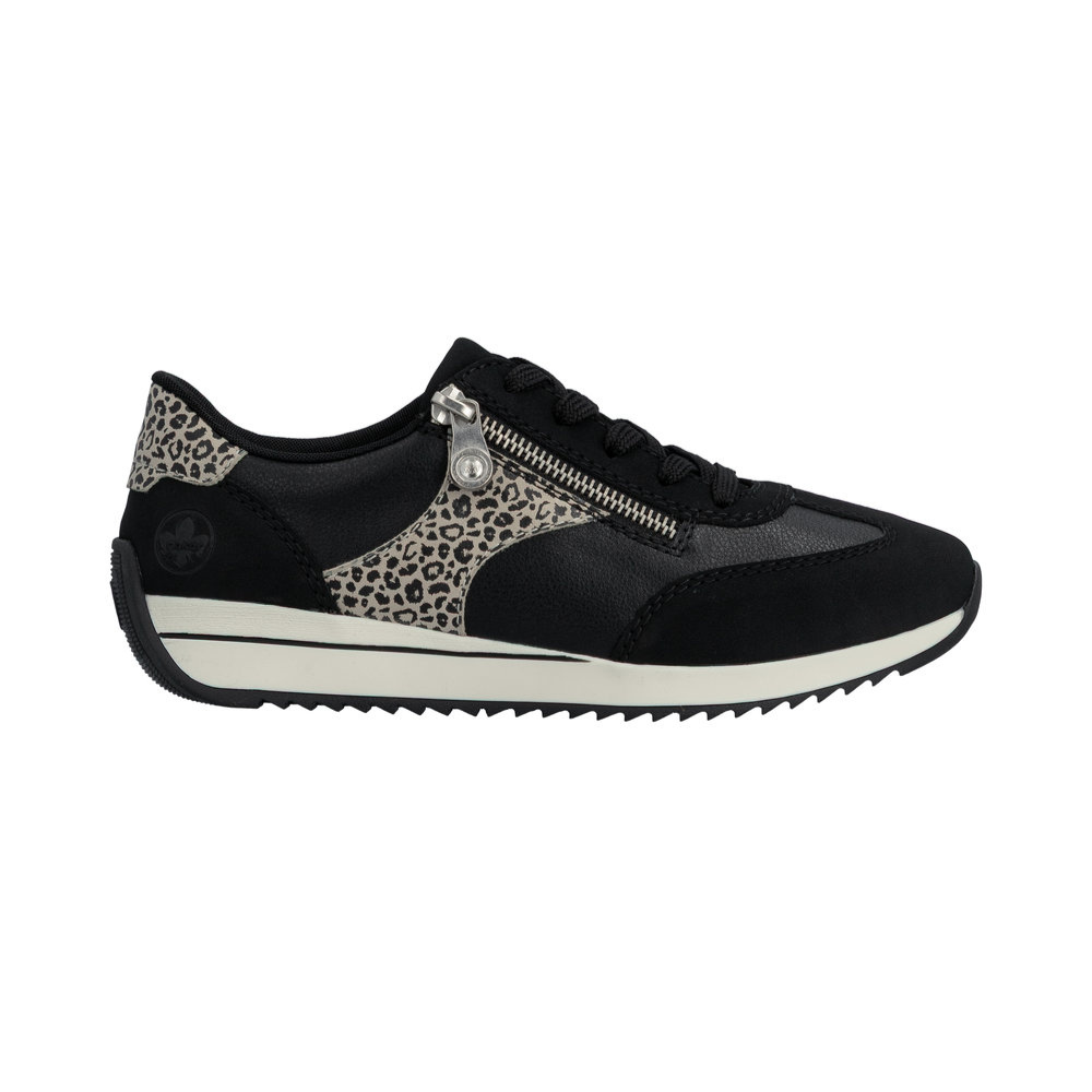 Rieker N1210 -  Black/Ginger Trainers