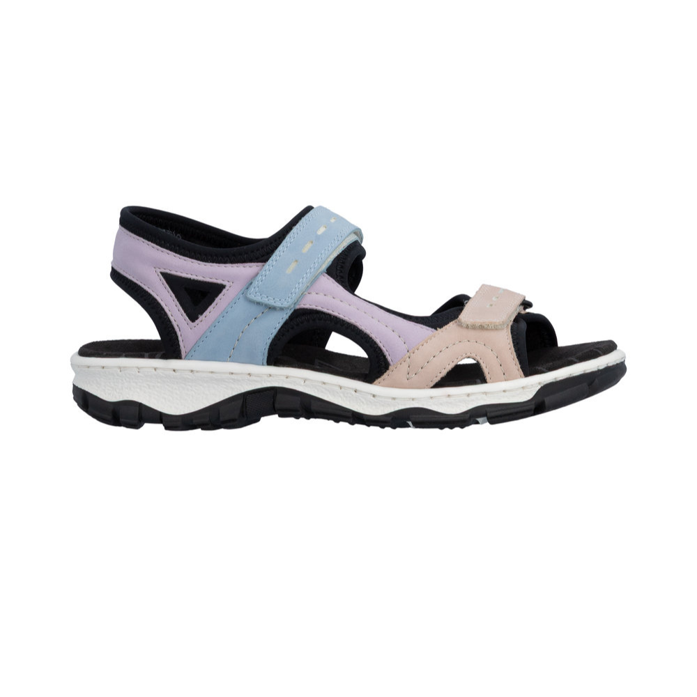 Rieker 68866 - Blue/Cream/Peppermint