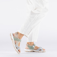 Rieker 68866 -  Carnation/Mauve/Aqua Sandals