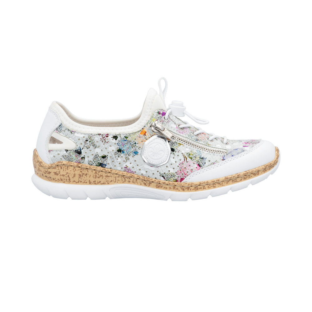 Rieker N42V1 -  White/Multi Sandals