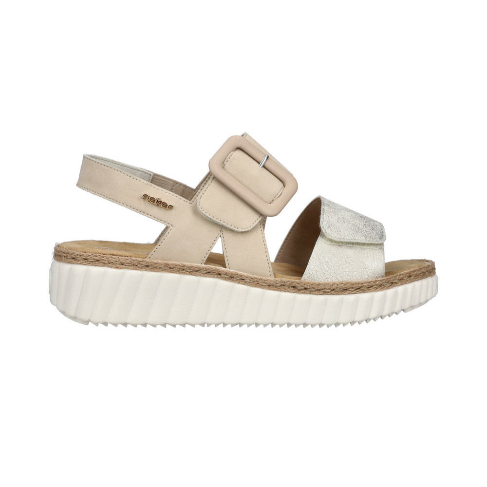 Rieker 69260 -  Beige/Gold/Perle