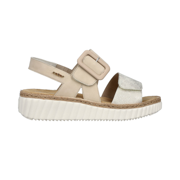 Rieker 69260 -  Beige/Gold/Perle