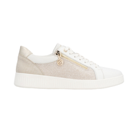 Remonte D2E00 - Snow/White Gold Trainers