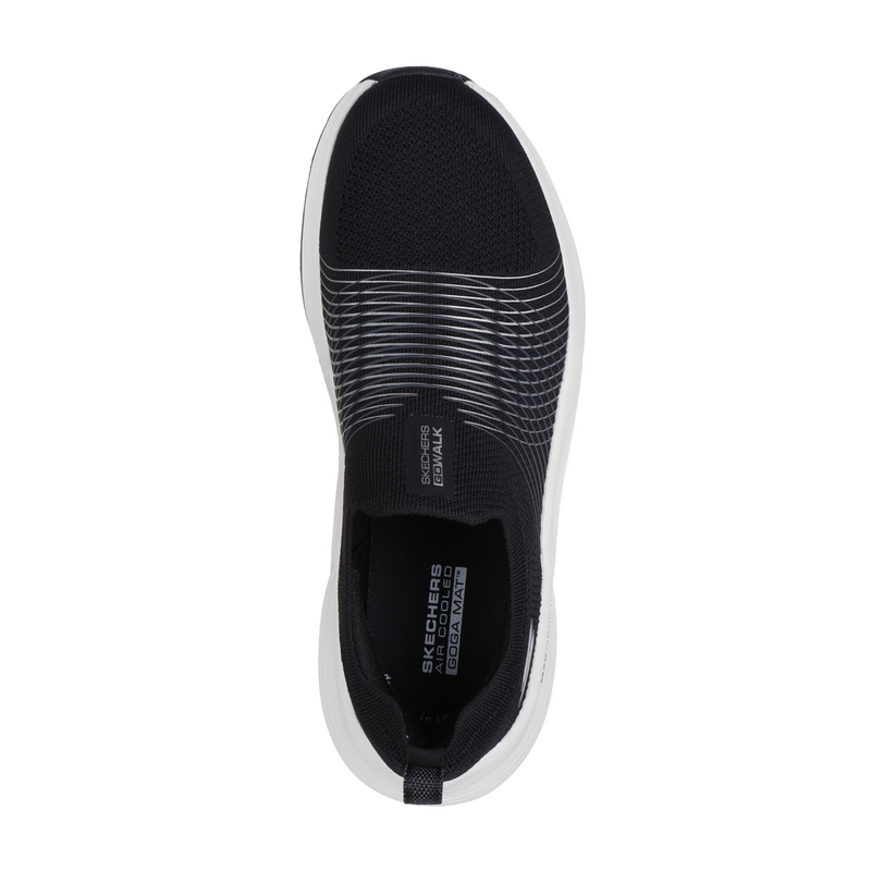 Skechers Go Walk Max Walker - Sally - Black White Trainers