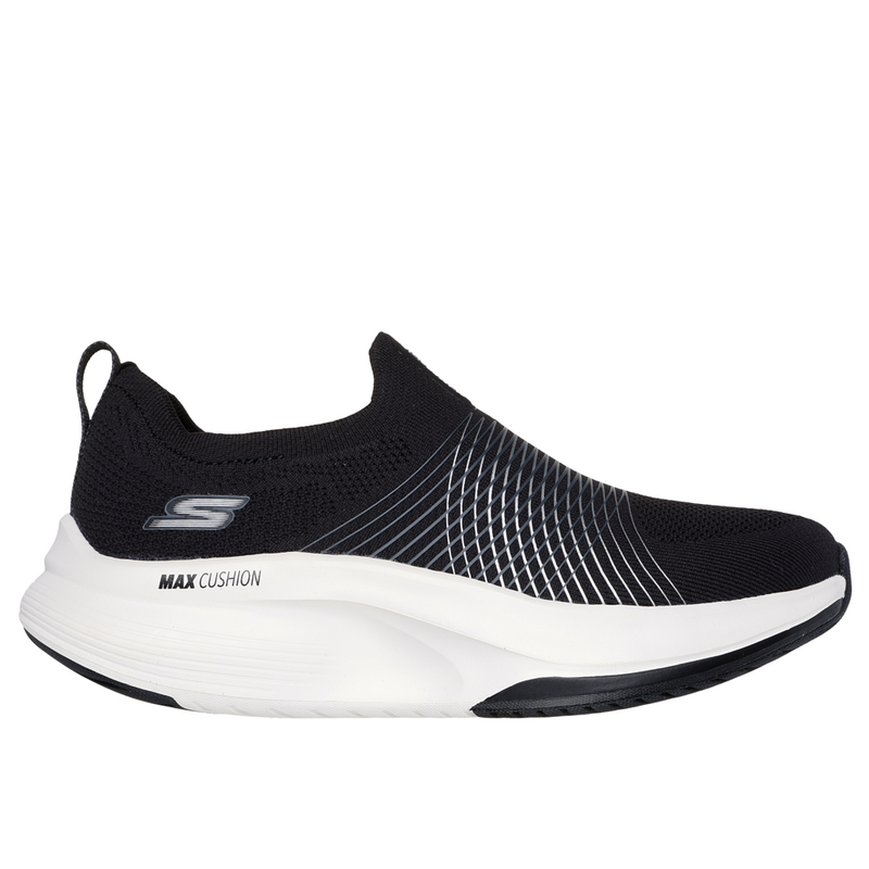 Skechers Go Walk Max Walker Sally Black White Trainers