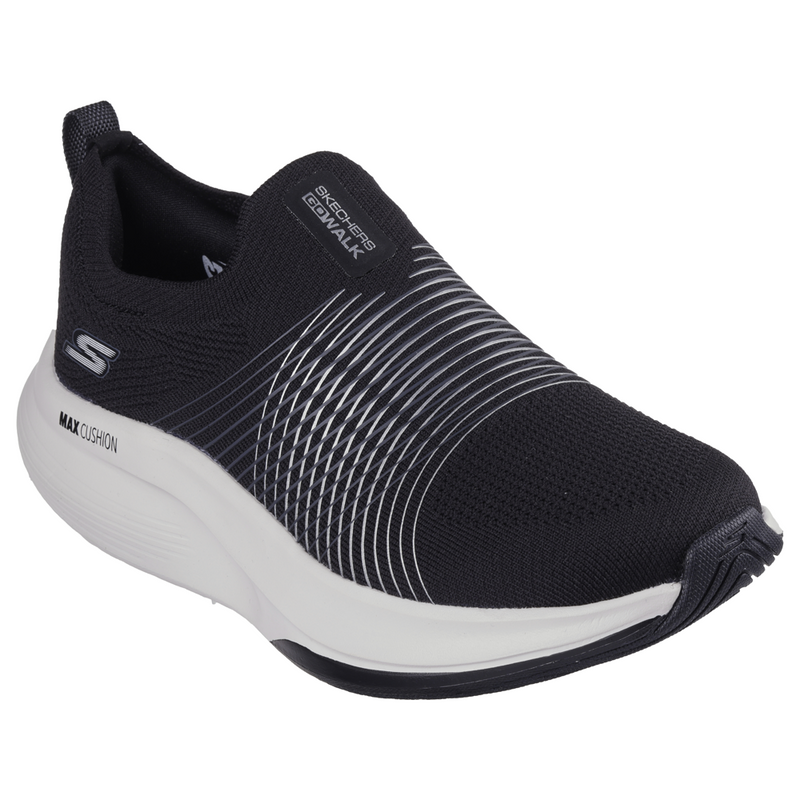 Skechers Go Walk Max Walker - Sally - Black White Trainers