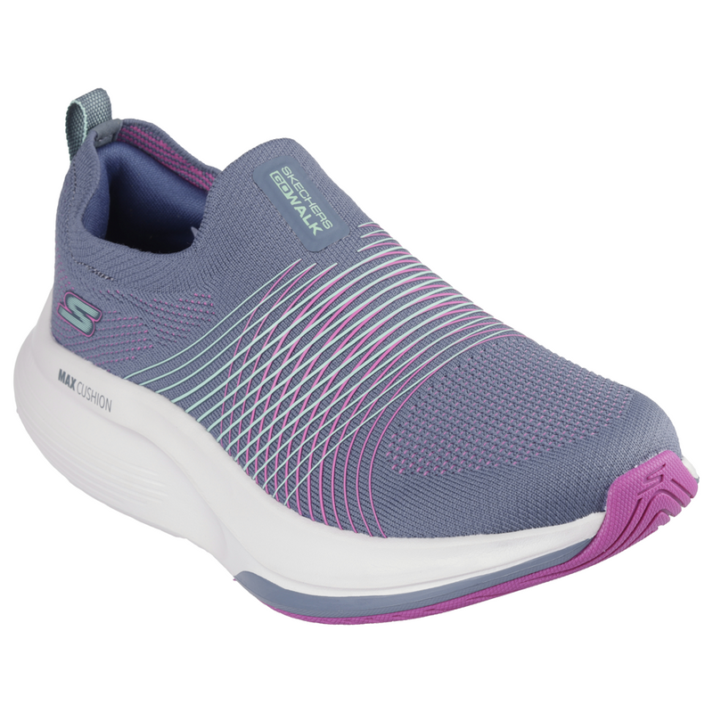 Skechers Go Walk Max Walker - Sally - Charcoal/Pink Trainers