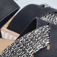 Rieker 69269 -  Black/Sand Sandals
