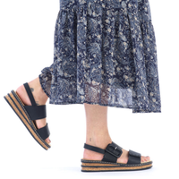 Rieker 62950 - Black Sandals