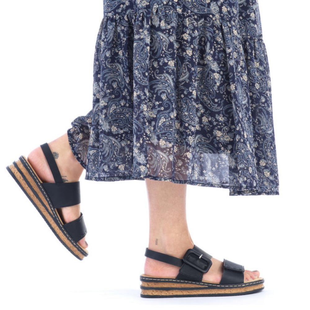 Rieker 62950 - Black Sandals