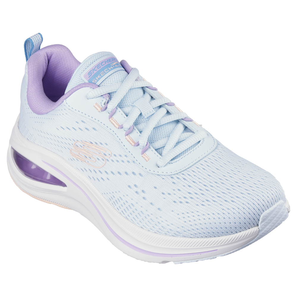 Skechers Skech-Air Meta - Aired Out - Light Blue Multi Trainers