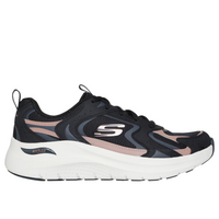 Skechers Arch Fit 2.0 Vintage Luxe - Black/Rose Gold Trainers
