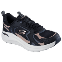 Skechers Arch Fit 2.0 Vintage Luxe - Black/Rose Gold Trainers