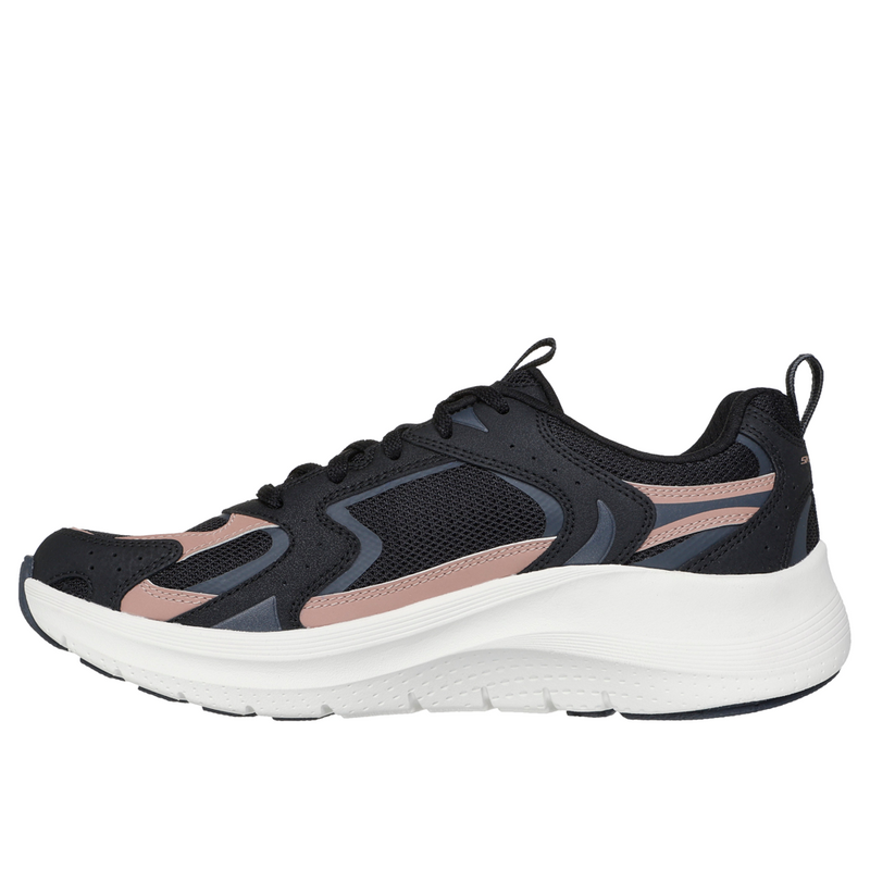 Skechers Arch Fit 2.0 Vintage Luxe - Black/Rose Gold Trainers