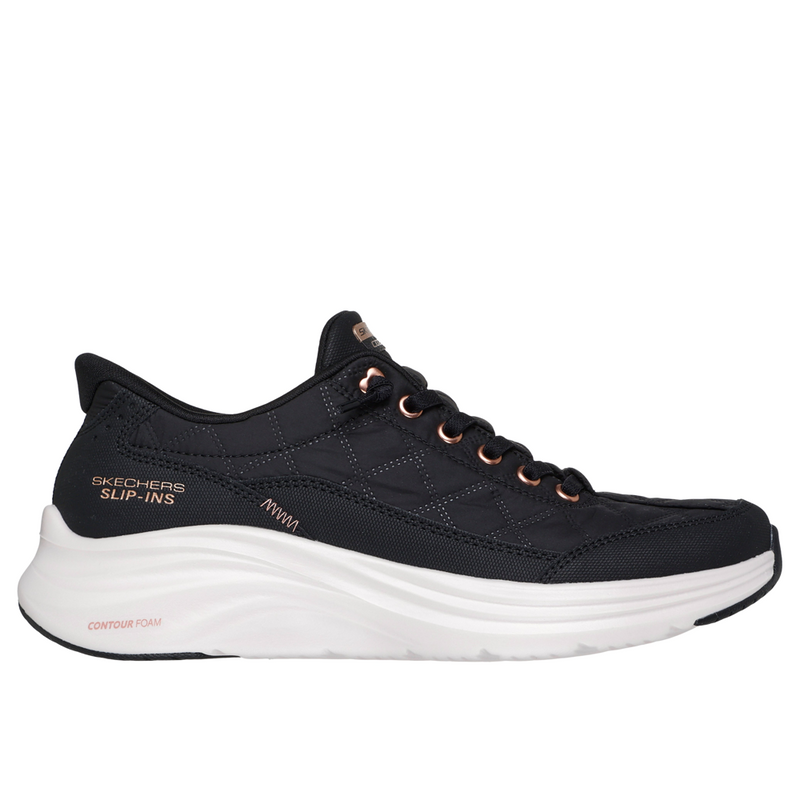 Skechers Slip-ins Contour Foam Cozy Fit Golden Hour - Black/Rose Gold Trainers