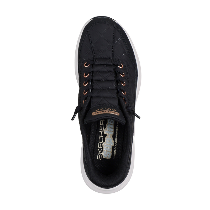 Skechers Slip-ins Contour Foam Cozy Fit Golden Hour - Black/Rose Gold Trainers