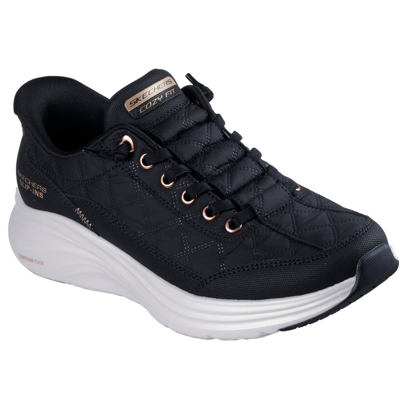 Skechers Slip-ins Contour Foam Cozy Fit Golden Hour - Black/Rose Gold Trainers