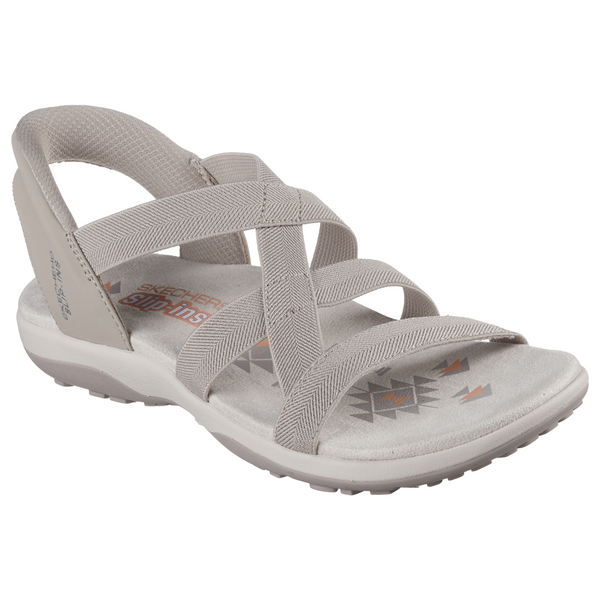 Skechers Slipins Reggae Slim -Stretch Flex - Taupe Sandals