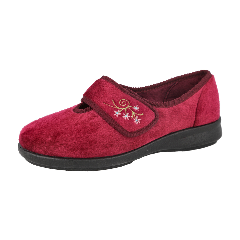 DB Caroline 2 -  Burgundy Slippers