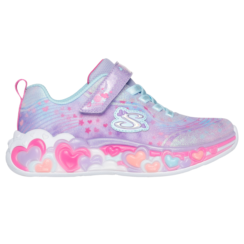 Skechers Eternal Heart Lights - Lavender Multi Trainers