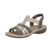 Rieker 65918 -  Clay/Champagner/Kiesel Sandals