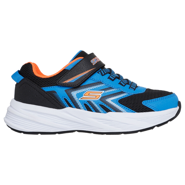 Skechers Microspec Tread - Blue/Black/Orange Trainers
