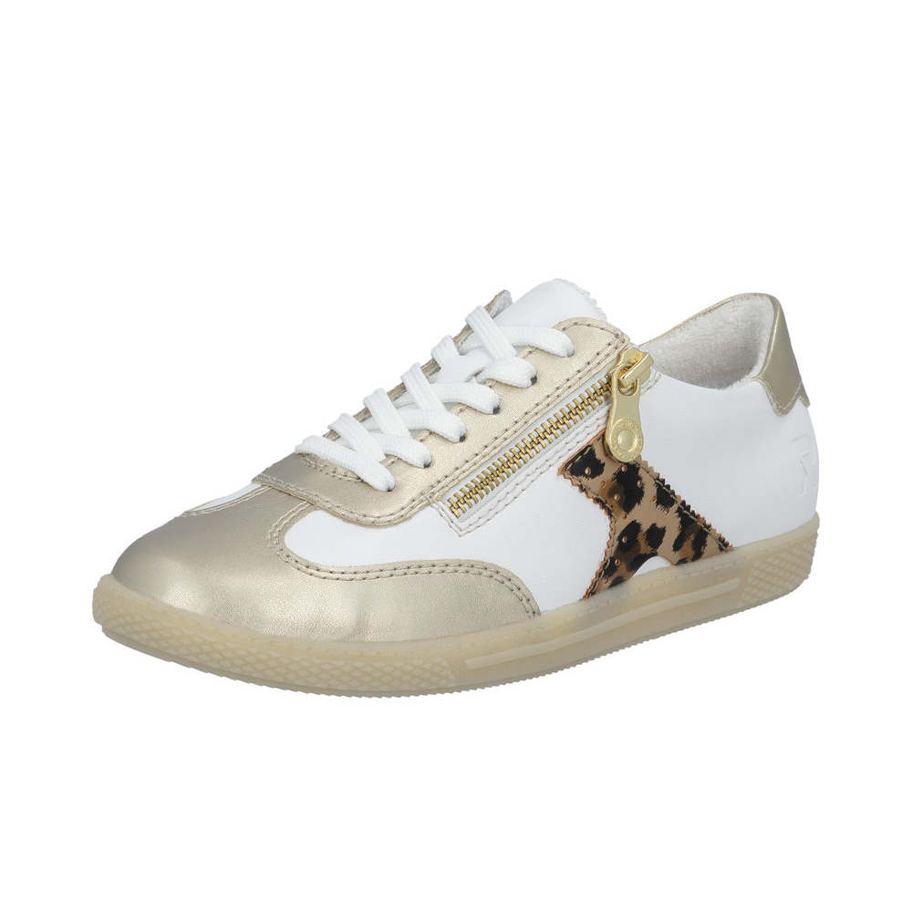 Rieker L9700 -  Palegold/White Trainers
