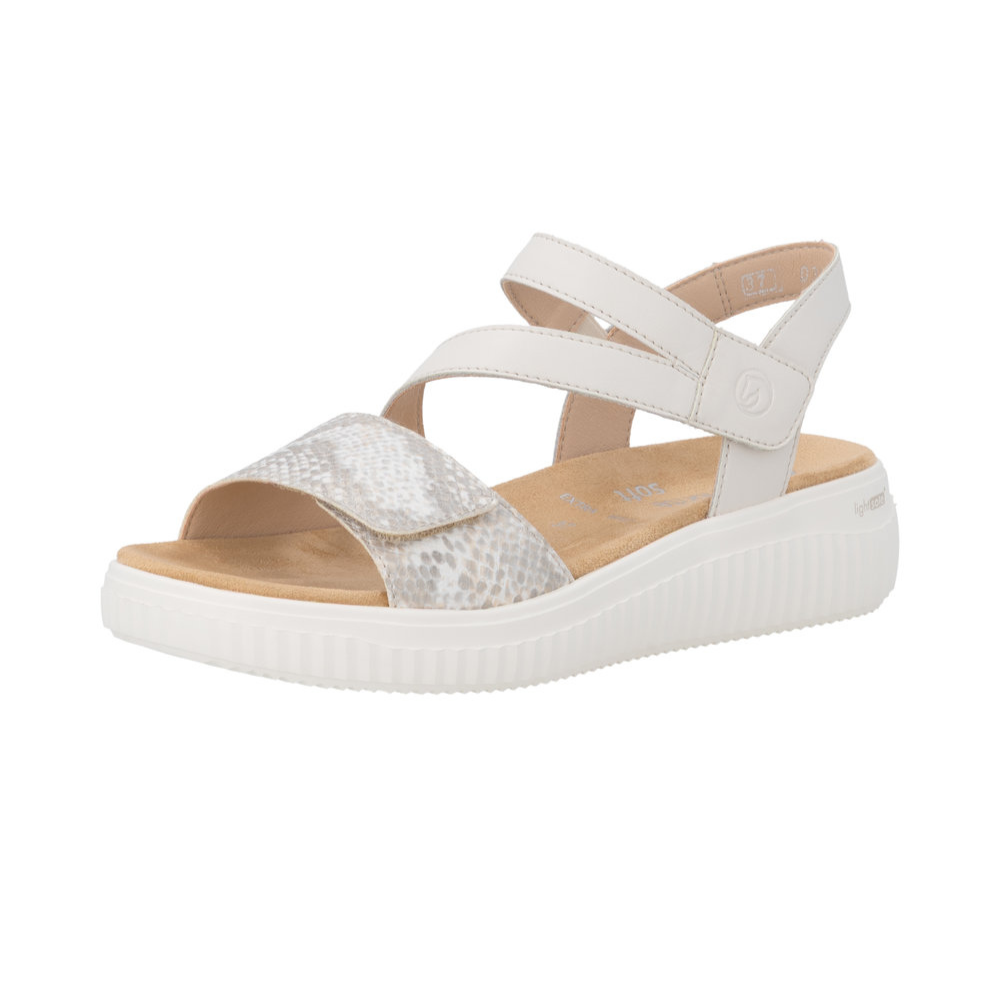 Remonte D3L51 - Off White/Gold Sandals