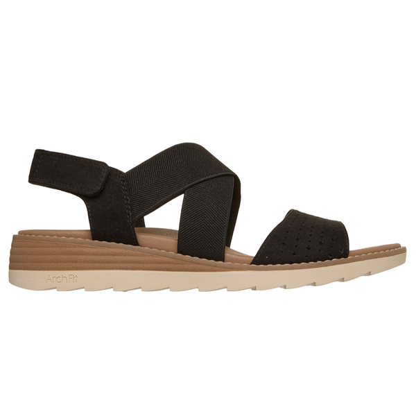Skechers Arch Fit Oasis - Black Sandals