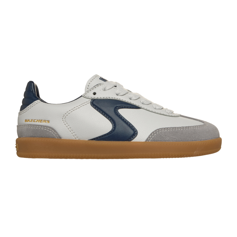 Skechers Hotshot - Junior Varsity - Grey/Navy Trainers