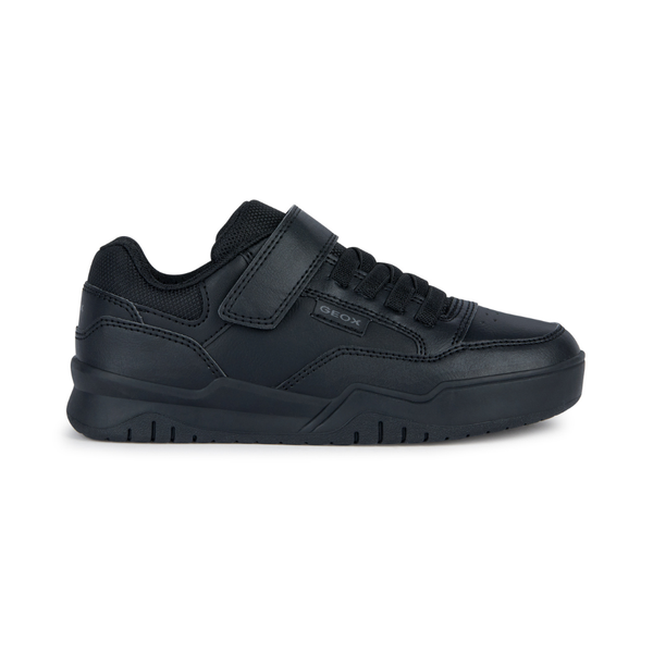 Geox J Perth Boy J367RE School Shoe - Black