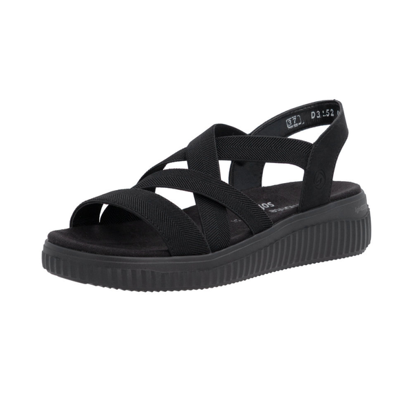 Remonte D3L52 - Black Sandals