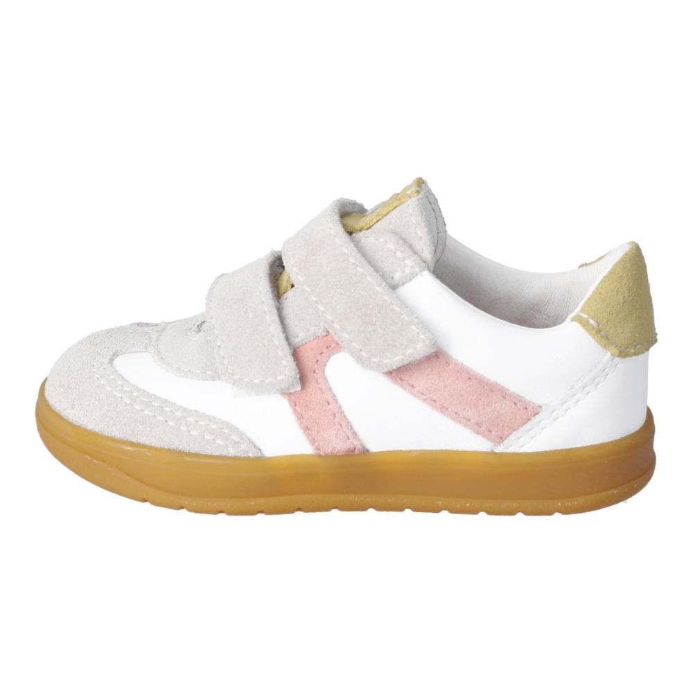 Ricosta Dakota  -  Stone/White/Pink Trainers